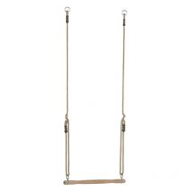 KBT - Trapèze en Bois avec cordes en Chanvre Synthétique - 36 x 60