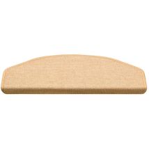 Trapmaantje Sisal - Naturel - 25 X 65 Cm - 15 Stuks