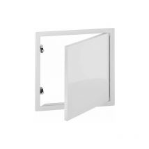 Upmann - Porte de révision 300x300 mm RAL9016 avec 2 fermetures à enclenchement