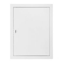 Mobilibrico - Trappe De Visite En Métal Blanc 30x40cm Avec