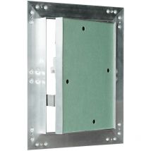 Trappe visite Cadres Aluminium 15x20cm 12,5mm Plaque en plâtre Panneau d'accès Alu Maintenance