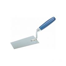 Triuso - Truelle bernoise en inox - manche droit bleu en bois 160 mm