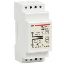 Trasformatore di sicurezza vemer tmc 15/12, 15va, 230/0-8-12vac, vem vn316600