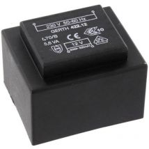 PTB423002 Trasformatore per pcb 1 x 230 v 2 x 15 v/ac 5.60 va 186 mA - Gerth