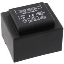 PTB421202 Trasformatore per pcb 1 x 230 v 2 x 6 v/ac 5.60 va 466 mA - Gerth