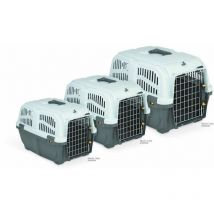 Trasportino skudo iata per cane gatto da viaggio trasporto auto omologato misura: skudo 1 48x31x31 h