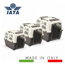 MPS - Trasportino trasporto skudo iata per cane da viaggio auto omologato aereo misura: mis6 92x63x70