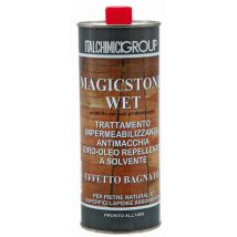 Magicstone Wet Protettivo Idro-Oleo Repellente 1L – Impermeabilizzante per Pietre Naturali – Resa 10-20 mq/l