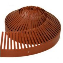 Traufenlüftungskamm 65 mm b.w.k. - 1 m - braun - 62010070