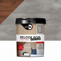 Maison Deco - Trave e rivestimento interni rifacimento legno, legno grigio satinato, 0