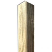Trave Quadrata in Legno di pino impregnata 9x9 cm, lunghezza 240 cm
