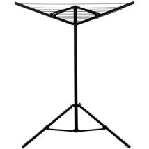 Travellife Séchoir Rotatif Noir Mat Aluminium 15m