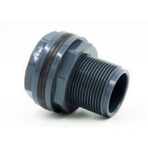 Raccord pvc pression - Traversée de paroi pvc mixte fm-f Ø32/1''1/4-Ø32