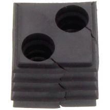 CONTA-CLIP KDS-DE 2X8 BK Élément d'étanchéité Elastomère thermoplastique noir 10 pc(s) X941842