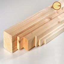Travetti / Morali / Listelli piallati abete dim: 60 x 60 x 1000 mm ( 5 pz )