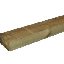 Traviesa de madera tratada 18x12x250cm. ECOLÓGICA.