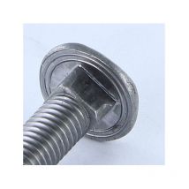 Vis Express - trcc japy tête ronde collet carré Tête diamant M8X60 Acier brut-1000 pièces