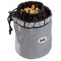 Ferplast - dog treats bag Sachet porte-croquettes à chiens. Deux tailles.. Variante small - Misure: ø 12 x 13 cm - Noir