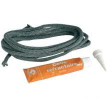 Treccia rotonda ad alta temperatura D.10mm L.3m + colla