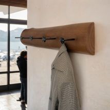 Treibholz Wandhaken Holz Garderobe 49,5 cm Modern