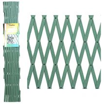 Papillon - Treillage extensible pvc vert 4x1 m