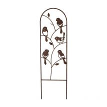 Treillage oiseaux fer 25x88cm