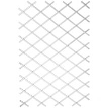 Palissade de jardin 50 x 150 cm pvc Blanc Nature