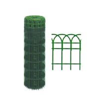 Trex - Treillis Galvanisé Plastifié Vert Avec Rouleau D'Arche 25 Mt - Cm.40h.