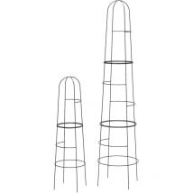 Treillis en acier Castle (Lot de 2)