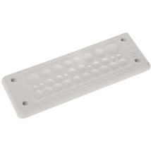 Trelleborg - MH-24 f 30-3 light grey UL94 V-0 IP65 tpe Screw Plaque traversante tpe gris 1 pc(s)