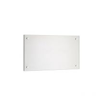 Trempé transparent cuisine mur arrière rétroviseur carrelage miroir de protection murale tuile de cuisine verre transparent - 80x40CM
