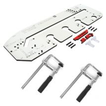 Trend - KWJ700/PRO Pro Kitchen Worktop Jig 700mm Mitre Template + T-Bar Clamps