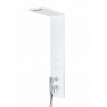 Colonna doccia multifunzione in alluminio bianco opaco Trend