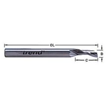 Trend Tre50088hse Helical Plunge Bit 8mm Diameter X 8mm Shank Hsse