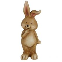 Trendline - Deko Hase Terracotta 31 x 13 cm braun Osterdeko Hasendeko wetterfest