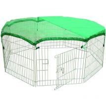 Trendline - Freigehege Für Kleintiere 60x60 Cm, 8 Teile Laufstall Freilauf Gehege