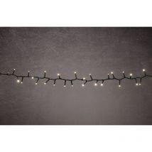 LED-Lichterkette Premium Außen 10,7 m warmweiß-grün mit Timer, Dimmer Lichterketten - Trendline