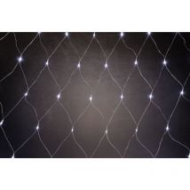 LED-Lichternetz Außen 2 x 1,2 m warmweiß mit Timer Lichterketten - Trendline