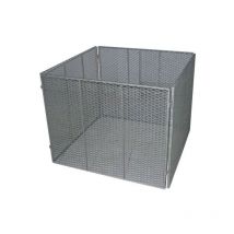 Trendline - Metallkomposter 100 X 100 X 80 Cm Gartenkomposter Streckmetall