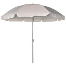 Trendline - Sonnenschirm creme ø 180 cm UV-Schutz: 60+ Sonnenschutz Strandschirm
