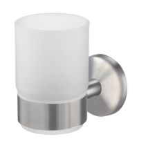 Trendline - Zahnbürstenbecherhalter Simple Round Zahnputzbecher Badbecher Becher