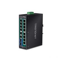 Trendnet TI-PG162 Switch Unmanaged Gigabit Ethernet (10/100/1000) Power over Ethernet (PoE) Schwarz