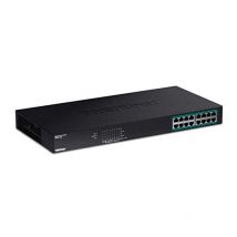 Trendnet - TPE-TG160G commutateur non administrable L2 Gigabit Ethernet (10/100/1000) Power over Ethernet (PoE) 1U Noir