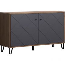 Montez Sideboard 2 Türen, graphite.