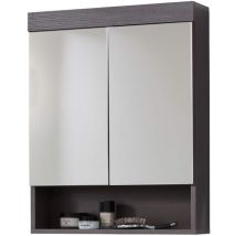 Trendteam - Mobili, Derivato del Legno, Argento, 58 x 75 x 18 cm