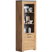 Follow Vitrinenschrank Eiche dekor.