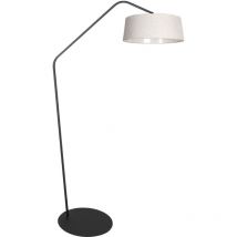 Anne Lighting - lámpara de pie - ZigZag - crema negro - metal -