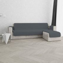 Trendy Copridivano Penisola, Grigio Scuro 190 Cm