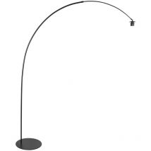 Anne Lighting - lámpara de pie - Curve - negro - metal -