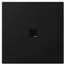 Polysan - treneca Cast Marble Shower Tray 90x90cm, Cuttable According to Your Req, black mat
